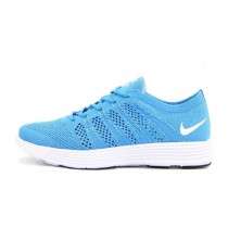 Schuhe Herren Nike Flyknit Lunar Htm Nrg Blau/Golw 535089-440
