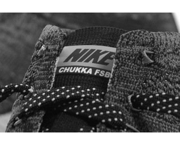 625009-002 Nike Flyknit Trainer Chukka Fsb Schwarz/Sail-Dunkel Grau-Licht Charcoal Herren Schuhe